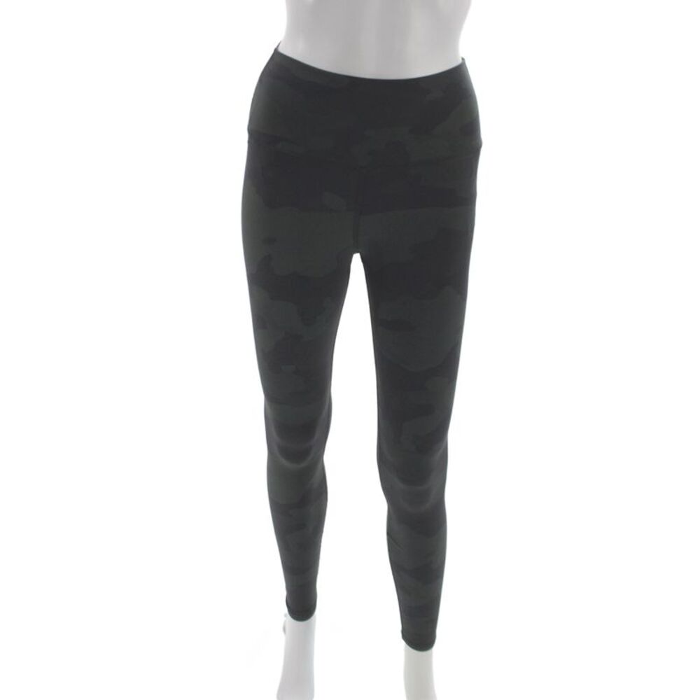 Alo Womens Ankle Leggings Black Camo Size XS